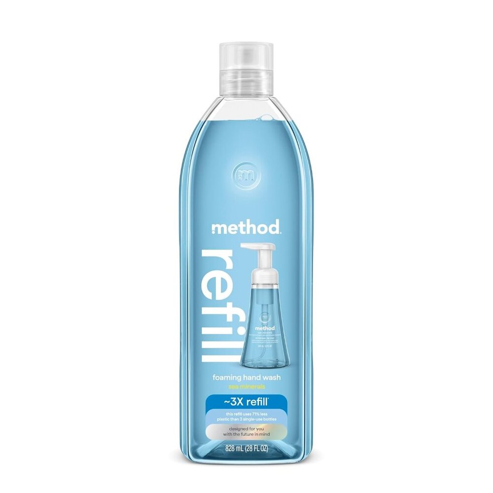 Method Foaming Hand Soap Refill Bottle Sea Minerals  28 oz (Packaging May Vary)